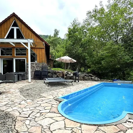 Chalet Stahl - Ferienhaus Mit Pool Freiburg im Breisgau Exterior photo